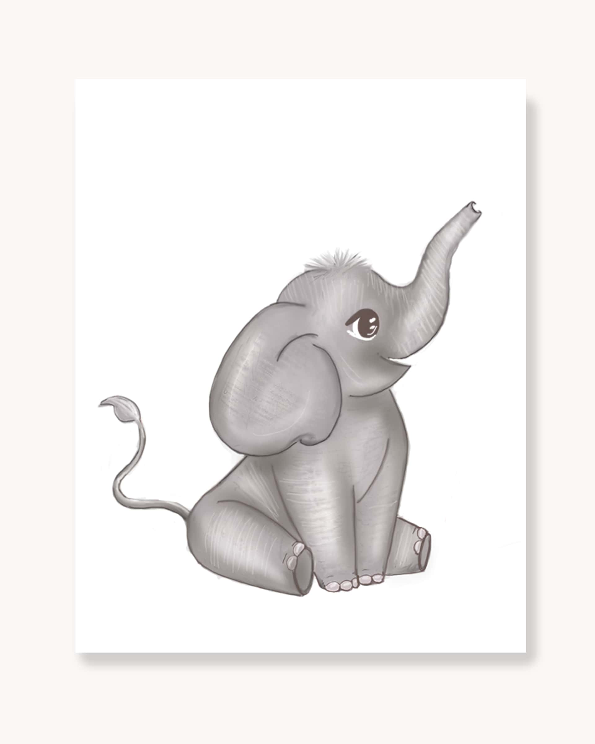Illustration Baby elephant